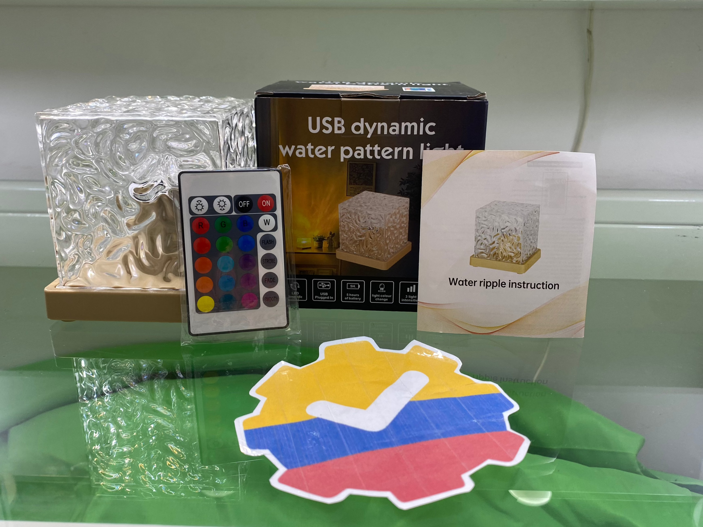 Lámpara Aurora Boreal, Efecto Agua LED Multicolor - Envío GRATIS a toda Colombia 🇨🇴